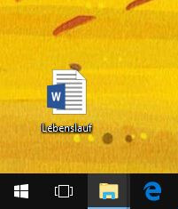 Dokument öffnen, Screenshot 1