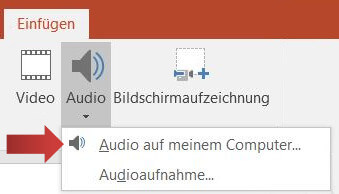 Musik einfügen und bearbeiten, Screenshot 1
