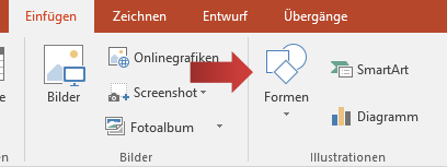 Formen einfügen, Screenshot 1