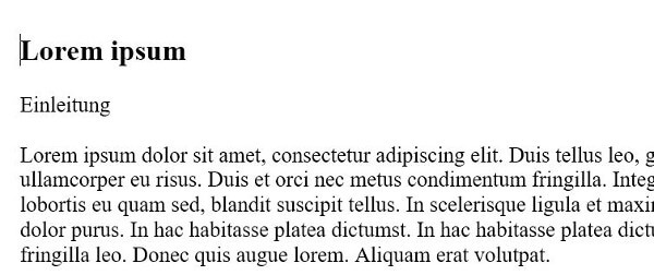 Suchen und Ersetzen in Dokumenten, Screenshot 1