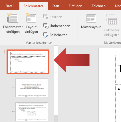 Powerpoint Bild In Folienmaster Einfugen