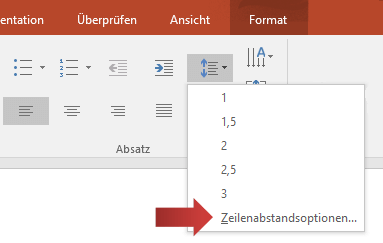 Zeilenabstand Andern Und Text Ausrichten Office Tutor